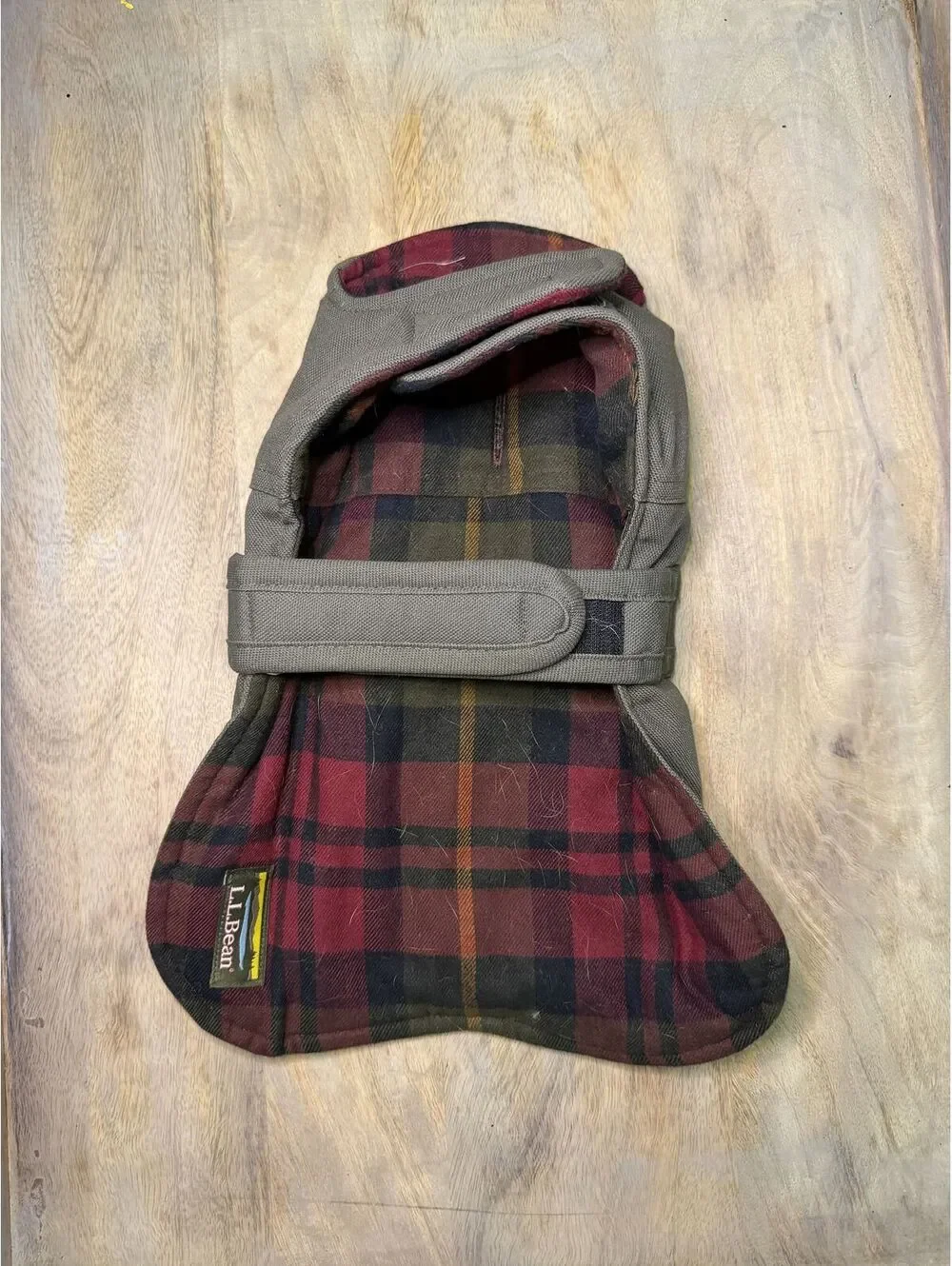 L.L. Bean Small Dog Poncho/Jacket in Gray